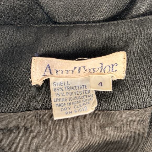 Ann Taylor Dress Womens 2 Black Sheath Bows Feminine Neutral Party Casual Office - Picture 7 of 8